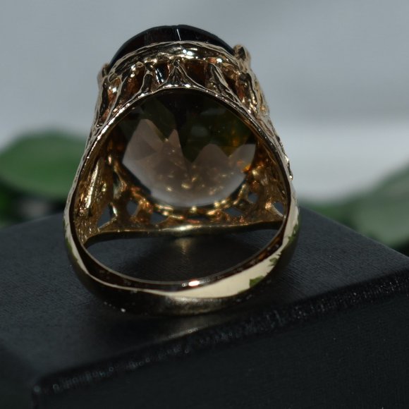 Smoky Quartz Ring with Branch Detail, Size 10 - Picture 9 of 11